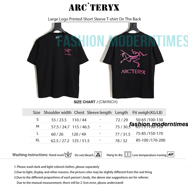 Arc Teryx - Large Logo Printed Short Sleeve T-shirt On The Back Arc Teryx - Large Logo Printed Short Sleeve T-shirt On The Back
